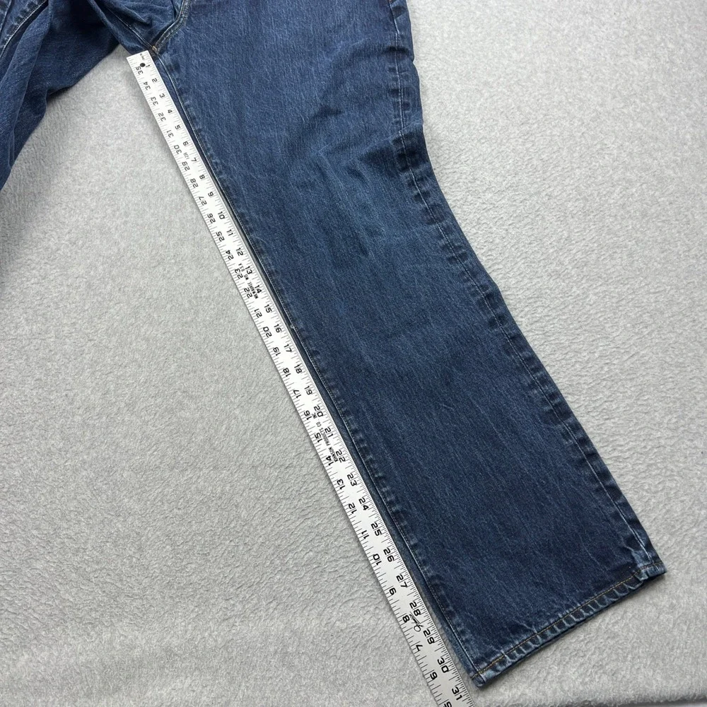 J. Crew 1040 Japanese Kaihara Jeans Men's 36x32 Blue Dark Wash Denim Straight